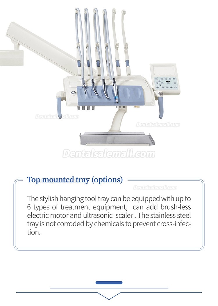 Gladent® GD-S300A Dental Chair Treatment Unit with Floor Fixed Unit Box